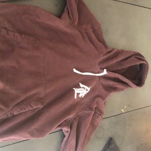 Maroon American eagle hoodie